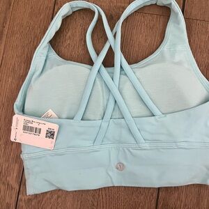 lululemon athletica Sky Blue Strappy Sports Bra